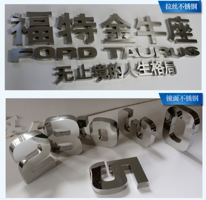 广安不锈钢字